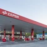 Gasolinera CEPSA en Madrid