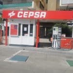 Gasolinera CEPSA en Madrid