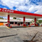 Gasolinera CEPSA en Madrid
