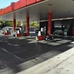 Gasolinera CEPSA en Madrid