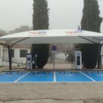 Punto de recarga eléctrica TotalEnergies - Rest. Las Termas de Segobriga en Saelices